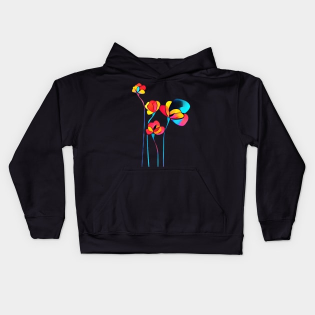 Flower II Kids Hoodie by Jirka Svetlik